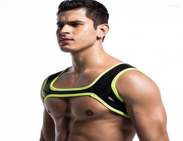 football man fitness essential neoprene fit sports shoulder strap strong muscle soccer chest harness bodybuilding9751287, Black;blue
football man fitness essential neoprene fit sports shoulder strap strong muscle soccer chest harness bodybuilding9751287, Black;blue