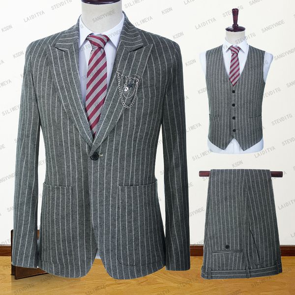 men's suits blazers men suits business summer british style grey linen white stripe wedding dress banquet slim fit 3 pcs set jacket ves, White;black
men's suits blazers men suits business summer british style grey linen white stripe wedding dress banquet slim fit 3 pcs set jacket ves, White;black