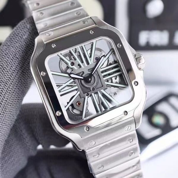 new v8 factory square watch luxury mens skeleton watches silver case sapphire glass 40mm 904l stainless steel case eta4s20 automatic waterpr, Slivery;brown
new v8 factory square watch luxury mens skeleton watches silver case sapphire glass 40mm 904l stainless steel case eta4s20 automatic waterpr, Slivery;brown