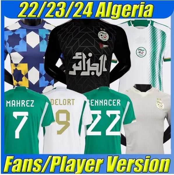 2023 2024 algeria soccer jerseys fans player version 22/23/24 football shirt delort ounas bentaleb mahrez belaili slimani bennacer bensebain, Black;yellow
2023 2024 algeria soccer jerseys fans player version 22/23/24 football shirt delort ounas bentaleb mahrez belaili slimani bennacer bensebain, Black;yellow