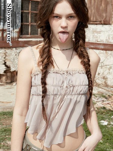 camisoles tanks showmirror chiffon strap crop for women summer shirt ruffled lace temperament streetwear oufits gothic spice girl vest y2k 2, Black;white
camisoles tanks showmirror chiffon strap crop for women summer shirt ruffled lace temperament streetwear oufits gothic spice girl vest y2k 2, Black;white