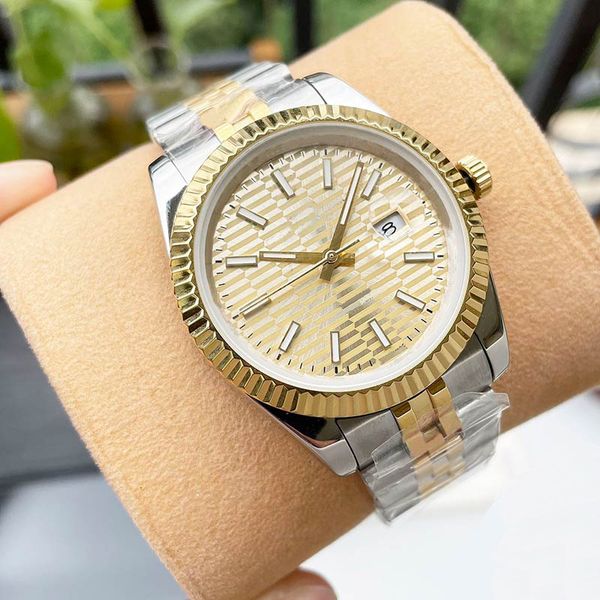 men watch automatic mechanical 41mm wristwatch stainless steel designer wristband casual bracelet business wristband, Silver
men watch automatic mechanical 41mm wristwatch stainless steel designer wristband casual bracelet business wristband, Silver