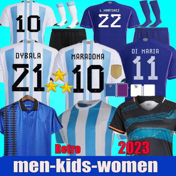 2023 women argentina soccer jersey 3 stars di maria dybala martinez alvarez football shirt 22 23 men kids set kit e.martinez 1986 1978 1998, Black;yellow
2023 women argentina soccer jersey 3 stars di maria dybala martinez alvarez football shirt 22 23 men kids set kit e.martinez 1986 1978 1998, Black;yellow