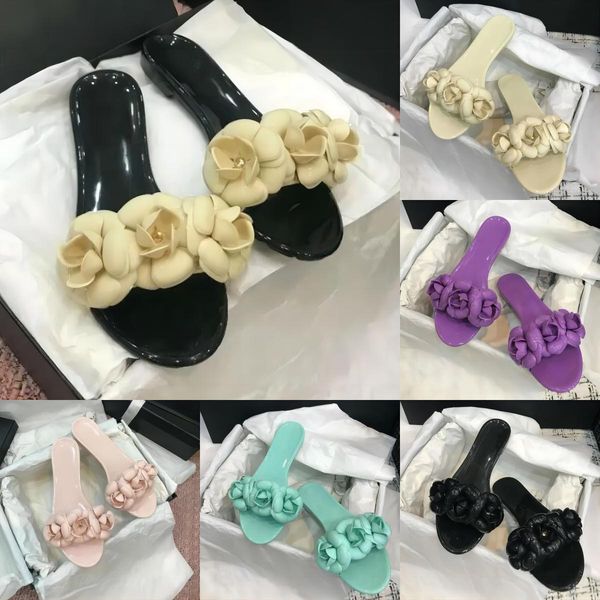 designer slippers women flower buty damskie leather women shoes luxury slides summer sandalias mujer soft fashion sandalias size 35-42, Black 
designer slippers women flower buty damskie leather women shoes luxury slides summer sandalias mujer soft fashion sandalias size 35-42, Black