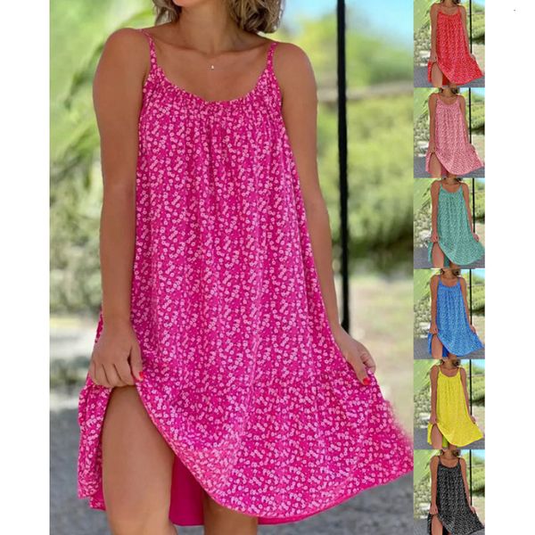 party dresses summer floral strap aline fashion plus size sleeveless pullover casual loose round neck s5xl 230508, White;black
party dresses summer floral strap aline fashion plus size sleeveless pullover casual loose round neck s5xl 230508, White;black