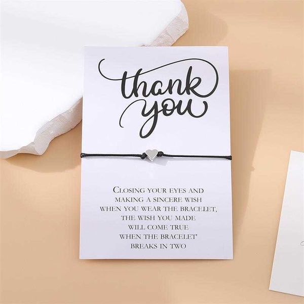simple thanksgiving thank you creative bracelet retro heart shaped wax rope woven band cardboard wholesale, Golden;silver
simple thanksgiving thank you creative bracelet retro heart shaped wax rope woven band cardboard wholesale, Golden;silver
