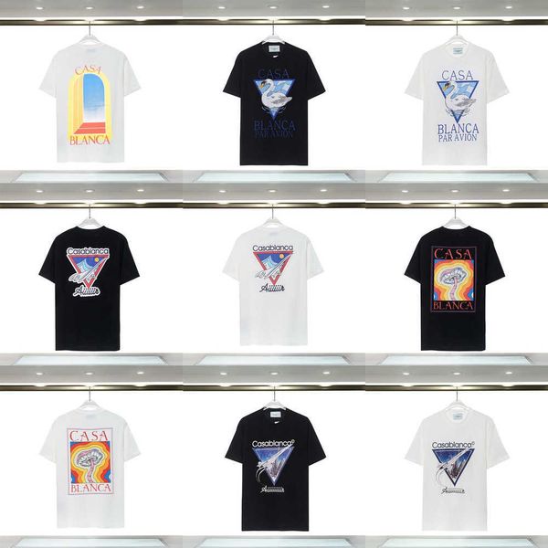 mens womens designer t shirt printed fashion man t-shirt qualities cotton casual tees short sleeve luxury hip hop streetwear casablanc tshir, White;black
mens womens designer t shirt printed fashion man t-shirt qualities cotton casual tees short sleeve luxury hip hop streetwear casablanc tshir, White;black