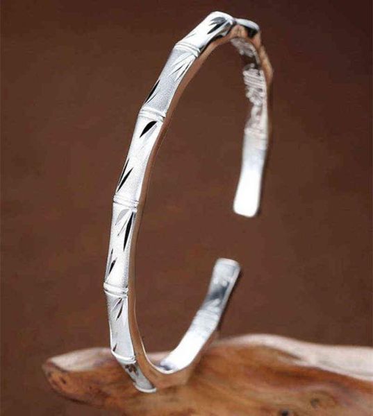 new design retro bracelet women bamboo ancient method frosted opening adjustment6623838, Black
new design retro bracelet women bamboo ancient method frosted opening adjustment6623838, Black