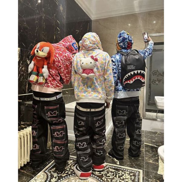 men's jeans y2k baggy clothes 2023 street hip hop style trend fashion trousers letter pocket print men' wideleg baggy jeans 2305, Blue
men's jeans y2k baggy clothes 2023 street hip hop style trend fashion trousers letter pocket print men' wideleg baggy jeans 2305, Blue