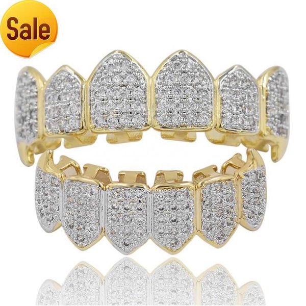 iced out micro pave cz teeth caps grillz and bottom set 18k gold crystal teeth grills for men rapper jewelry wholesale, Silver
iced out micro pave cz teeth caps grillz and bottom set 18k gold crystal teeth grills for men rapper jewelry wholesale, Silver