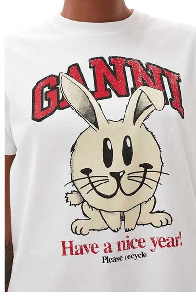 ganni women designer classic t shirt 23ss new summer cotton print white round neck short sleeve beach versatile printed fashion tee
ganni women designer classic t shirt 23ss new summer cotton print white round neck short sleeve beach versatile printed fashion tee