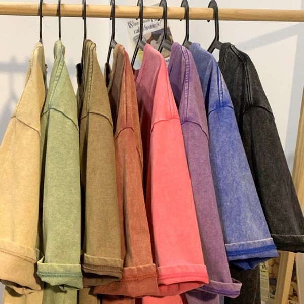 women's t-shirt quality oversized acid washed t shirt women vintage t-shirts streetwear mineral wash tee shirts girl loose luxury brand, White
women's t-shirt quality oversized acid washed t shirt women vintage t-shirts streetwear mineral wash tee shirts girl loose luxury brand, White