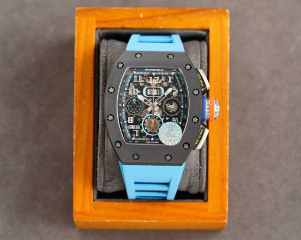 new chronograph mechanical wrist watches rm11-03 mechanical luxury for man high end factory 3k superb designer high-quality, Slivery;brown
new chronograph mechanical wrist watches rm11-03 mechanical luxury for man high end factory 3k superb designer high-quality, Slivery;brown