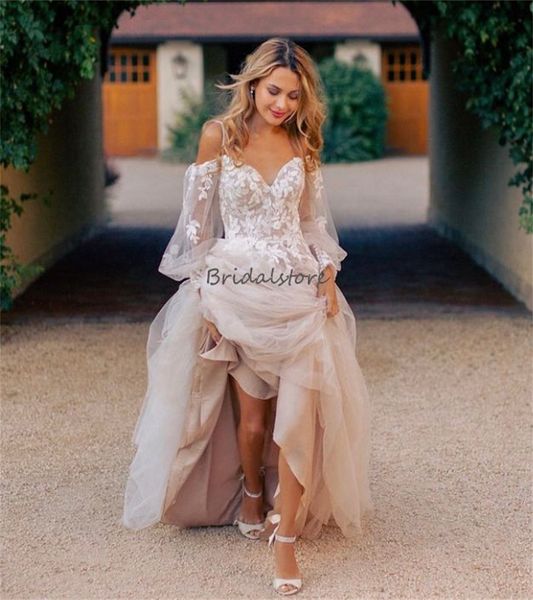 stunning boho wedding dress 2023 with lace poet sleeve a line tulle bohemain country wedding gowns sweetheart korean bridal wear vestidos de, White
stunning boho wedding dress 2023 with lace poet sleeve a line tulle bohemain country wedding gowns sweetheart korean bridal wear vestidos de, White
