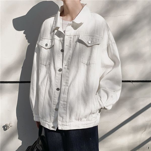 men's jackets spring simple men denim jackets classic casual slim fits jean denim jacket white clean fit single breasted jeket streetwe, Black;brown
men's jackets spring simple men denim jackets classic casual slim fits jean denim jacket white clean fit single breasted jeket streetwe, Black;brown