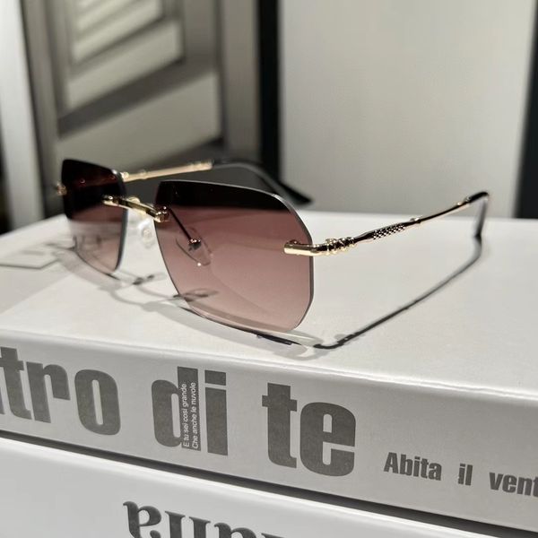 original luxurious light colored glasses sunglasses designer men's large frame anti ultraviolet sunglasses, White;black
original luxurious light colored glasses sunglasses designer men's large frame anti ultraviolet sunglasses, White;black