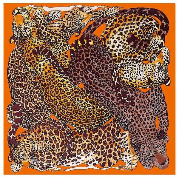 sarongs 130cm leopard brand square scarf women 100 silk 2023 pashmina fashion design shawl bandana kerchief scarves 230508, Blue;gray
sarongs 130cm leopard brand square scarf women 100 silk 2023 pashmina fashion design shawl bandana kerchief scarves 230508, Blue;gray