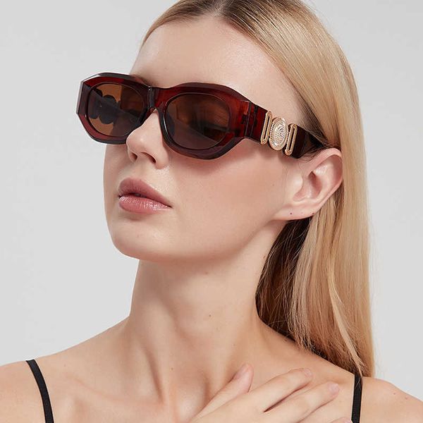 new style women's small frame men's personality head polygon sunglasses, White;black
new style women's small frame men's personality head polygon sunglasses, White;black