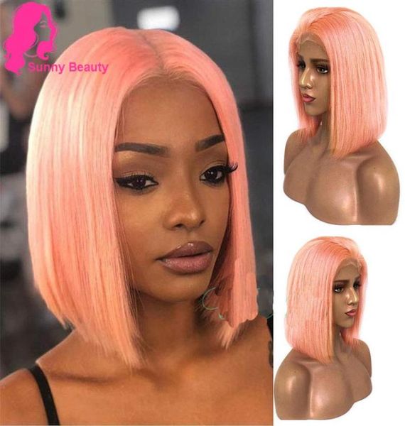 pink lace front human hair bob wigs for black women 16quot 180 density gluless short bob lace wig 134 middle part straight col7927320
pink lace front human hair bob wigs for black women 16quot 180 density gluless short bob lace wig 134 middle part straight col7927320