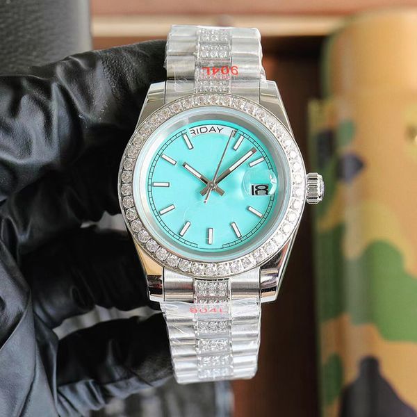 silver watch automatic mechanical 40mm wristwatch stainless steel bezel diamond designer wristband casual bracelet business wristband, Slivery;brown
silver watch automatic mechanical 40mm wristwatch stainless steel bezel diamond designer wristband casual bracelet business wristband, Slivery;brown