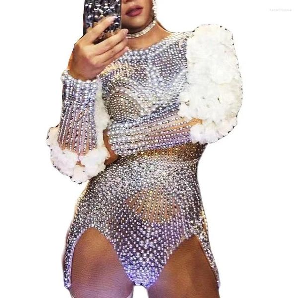 super pearls rhinestones flower playsuits performance women singer leotard stage wear beyonce stretch outfit, Black;red
super pearls rhinestones flower playsuits performance women singer leotard stage wear beyonce stretch outfit, Black;red