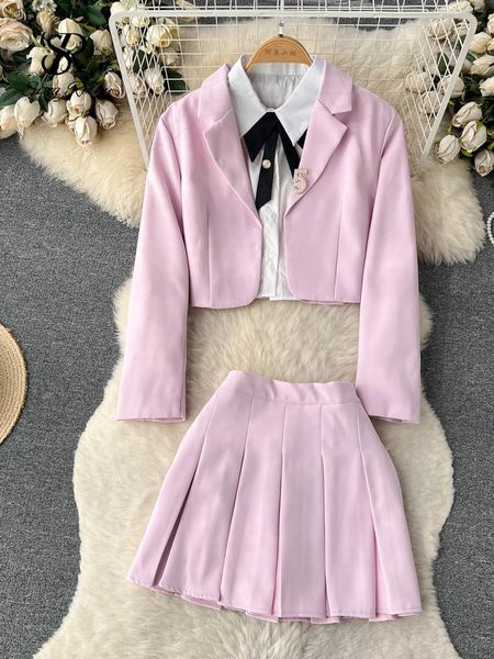 pants singreiny office lady blazer suits sweet two piece sets women long sleeve bow short blazer+pleated skirt casual 2 piece outfits, White
pants singreiny office lady blazer suits sweet two piece sets women long sleeve bow short blazer+pleated skirt casual 2 piece outfits, White