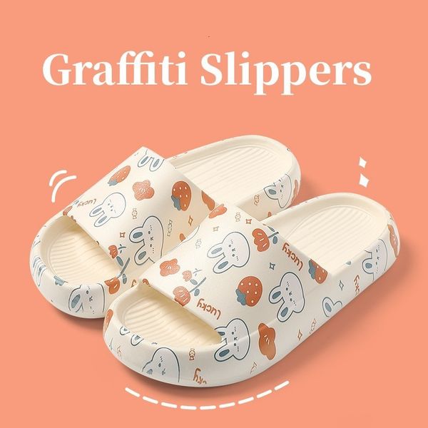 slippers solid bear slippers cartoon graffiti shoes women summer flip-flops beach sandals thick platform soft cozy casual home slippers 2305, Black
slippers solid bear slippers cartoon graffiti shoes women summer flip-flops beach sandals thick platform soft cozy casual home slippers 2305, Black