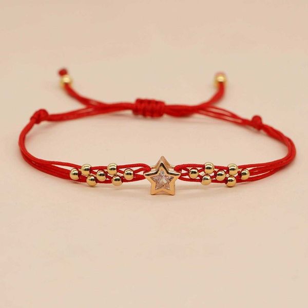 bohemian trend five pointed bracelet star peach heart gold copper bead carrying strap unisex, Golden;silver
bohemian trend five pointed bracelet star peach heart gold copper bead carrying strap unisex, Golden;silver