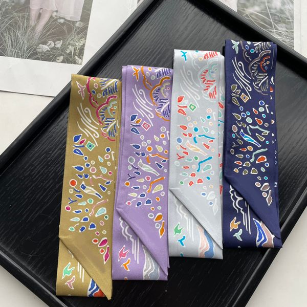sarongs luxury 100% twill silk scarf women fashion flower long ribbon girls headband kerchief bandana gift 86*5cm 230509, Blue;gray
sarongs luxury 100% twill silk scarf women fashion flower long ribbon girls headband kerchief bandana gift 86*5cm 230509, Blue;gray