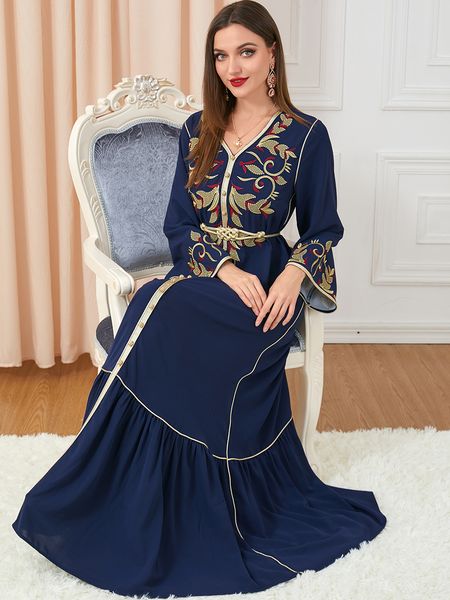 ethnic clothing ramadan morocco dress women muslim abaya fashion dubai abayas embroidery belted kaftan elegant party dresses vestidos spring, Red
ethnic clothing ramadan morocco dress women muslim abaya fashion dubai abayas embroidery belted kaftan elegant party dresses vestidos spring, Red