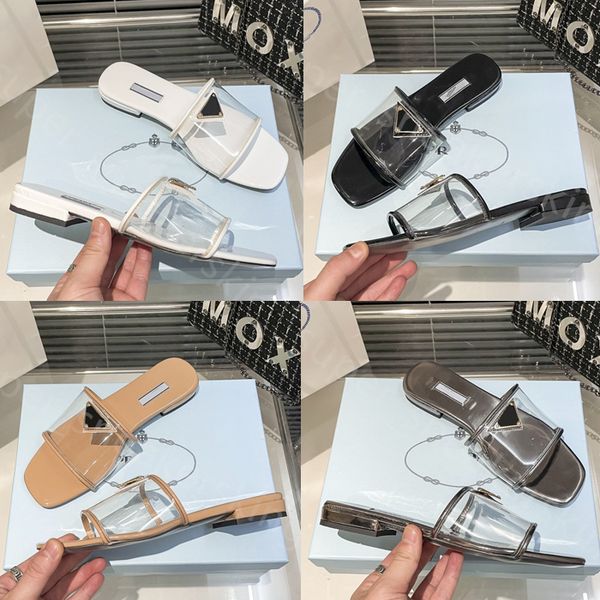 new women slippers triangle sign slides summer mules imported transparent pvc flip flops soft breathable square head sandals full set bag bo, Black
new women slippers triangle sign slides summer mules imported transparent pvc flip flops soft breathable square head sandals full set bag bo, Black