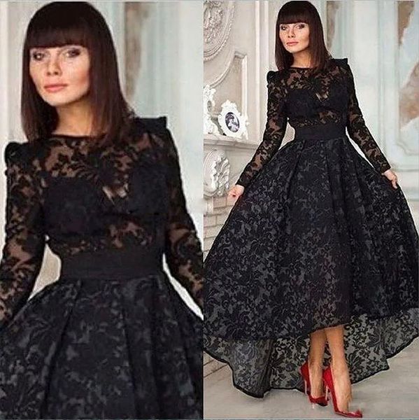 new vestido black long a line elegant prom evening dress crew neck long sleeve lace hi lo party gown special occasion dresses evening gown
new vestido black long a line elegant prom evening dress crew neck long sleeve lace hi lo party gown special occasion dresses evening gown