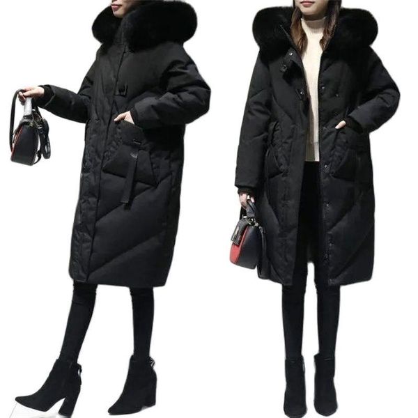 leather women's winter coat 2021 new down cotton jacket midlength 200 catties cotton coat fat sister padded jacket women m368, Black
leather women's winter coat 2021 new down cotton jacket midlength 200 catties cotton coat fat sister padded jacket women m368, Black