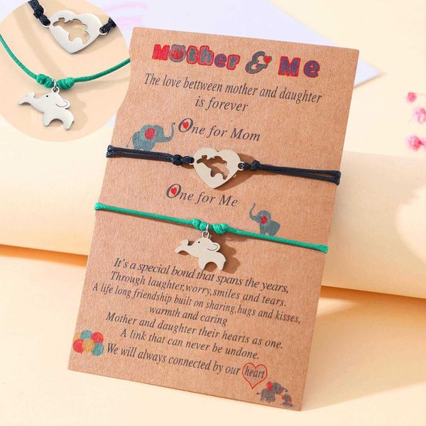 jewelry creative stainless steel hollow charm heart shaped elephant mothers day woven bracelet for women, Golden;silver
jewelry creative stainless steel hollow charm heart shaped elephant mothers day woven bracelet for women, Golden;silver