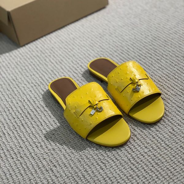 lp piana summer charms ostrich slides mules slippers sandals genuine leather open toe flat heels women luxury designers fashion casual shoes, Black
lp piana summer charms ostrich slides mules slippers sandals genuine leather open toe flat heels women luxury designers fashion casual shoes, Black