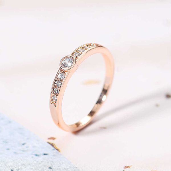 band rings zhouyang concise crystal ring for women rose gold color austrian crystals finger dainty ring accessories gifts r172 z0509, Silver
band rings zhouyang concise crystal ring for women rose gold color austrian crystals finger dainty ring accessories gifts r172 z0509, Silver