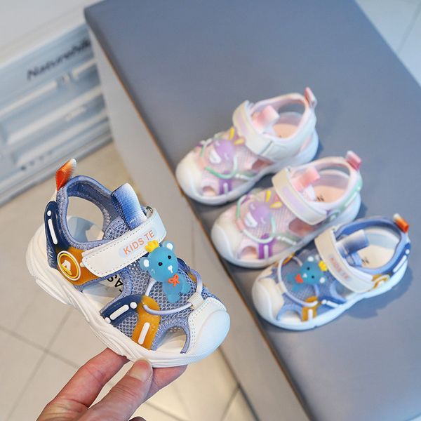 children sandals 2023 summer kids boys beach shoes breathable cute girls sandals cartoon bear soft bottoming baotou baby toddler sandals, Black;red
children sandals 2023 summer kids boys beach shoes breathable cute girls sandals cartoon bear soft bottoming baotou baby toddler sandals, Black;red