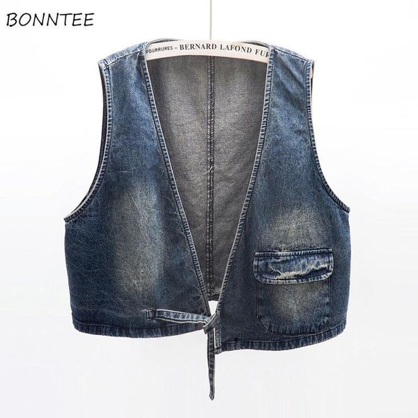 leather vests women chic spring fashion streetwear pocket students korean harajuku allmatch cozy casual feminine vintage denim clothing, Black
leather vests women chic spring fashion streetwear pocket students korean harajuku allmatch cozy casual feminine vintage denim clothing, Black
