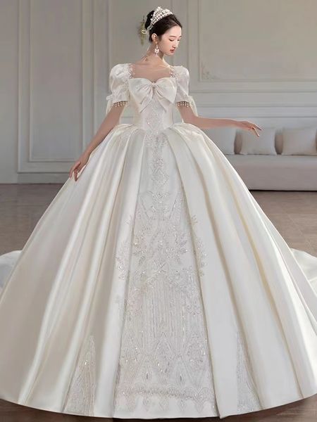 elegant ball gown wedding dresses bridal gowns sequined beaded crystal satin bride dress vestidos de novia vintage lace sweetheart neck back, White
elegant ball gown wedding dresses bridal gowns sequined beaded crystal satin bride dress vestidos de novia vintage lace sweetheart neck back, White