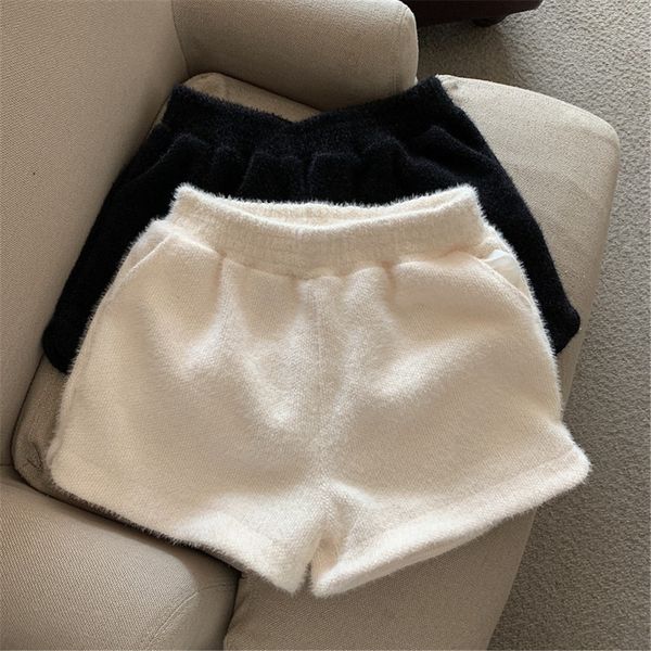 women's shorts knit shorts spring and winter women mink fur shorts female loose girl a-line wide-leg high waist straight boots shorts 2, White;black
women's shorts knit shorts spring and winter women mink fur shorts female loose girl a-line wide-leg high waist straight boots shorts 2, White;black