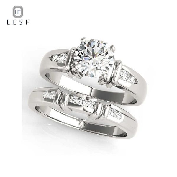 band rings lesf 10 ct round moissanite diamond engagement ring sets jewelry 925 sterling silver rings for women z0509
band rings lesf 10 ct round moissanite diamond engagement ring sets jewelry 925 sterling silver rings for women z0509