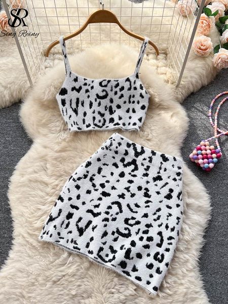 dress singreiny leopard print women two piece suits summer mini camis high waist short skirt suits 2022 fashion knitted sets, White
dress singreiny leopard print women two piece suits summer mini camis high waist short skirt suits 2022 fashion knitted sets, White