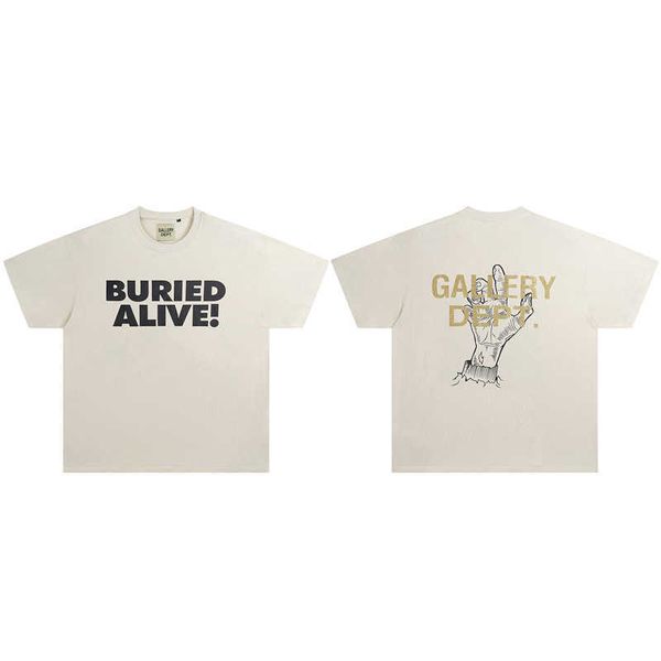 new slogan buried alive tee printed gold stamped pink short sleeve t-shirt, Black;white
new slogan buried alive tee printed gold stamped pink short sleeve t-shirt, Black;white
