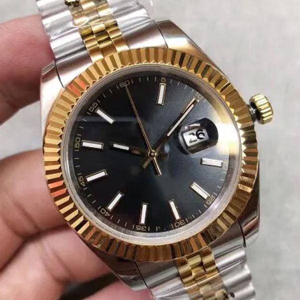 new 41mm watch big date v3 2813 sweep automatic mechanical movement men's watch stainless steel case master design wristwatches calenda, Slivery;brown
new 41mm watch big date v3 2813 sweep automatic mechanical movement men's watch stainless steel case master design wristwatches calenda, Slivery;brown