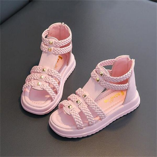 New Girl Sandals Summer Children Shoes Rivets Beach Slippers Soft -bottom Toddler infant Slides Princess Roman Shoes Slip on Kids Casual Sneaker, Pink
New Girl Sandals Summer Children Shoes Rivets Beach Slippers Soft -bottom Toddler infant Slides Princess Roman Shoes Slip on Kids Casual Sneaker, Pink
