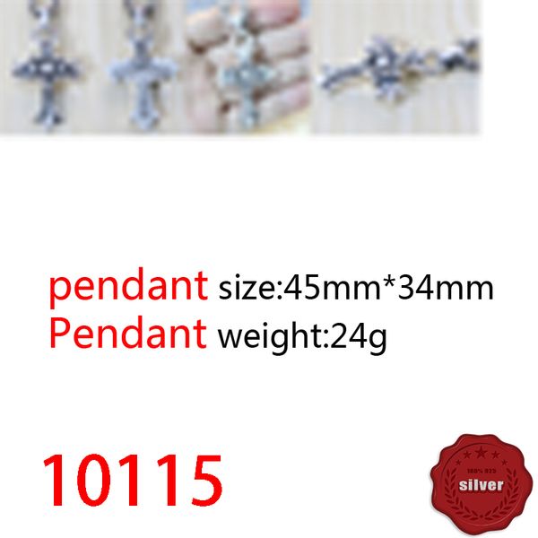 10115 european and american pendant jewelry s925 sterling silver fashion personality punk hip-hop cross flower six pointed star pendant clas
10115 european and american pendant jewelry s925 sterling silver fashion personality punk hip-hop cross flower six pointed star pendant clas