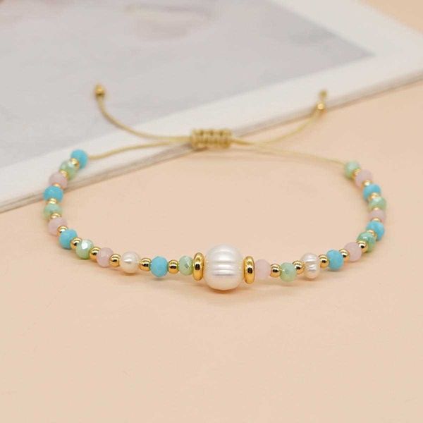 retro minority strands baroque style golden balls bead handmade beaded natural pearl womens bracelet, Black
retro minority strands baroque style golden balls bead handmade beaded natural pearl womens bracelet, Black