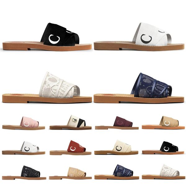 2023 slippers designer women woody flat mules sandals slides sail canvas black white olive beige red mesh embroidered embossed linen pink ou
2023 slippers designer women woody flat mules sandals slides sail canvas black white olive beige red mesh embroidered embossed linen pink ou