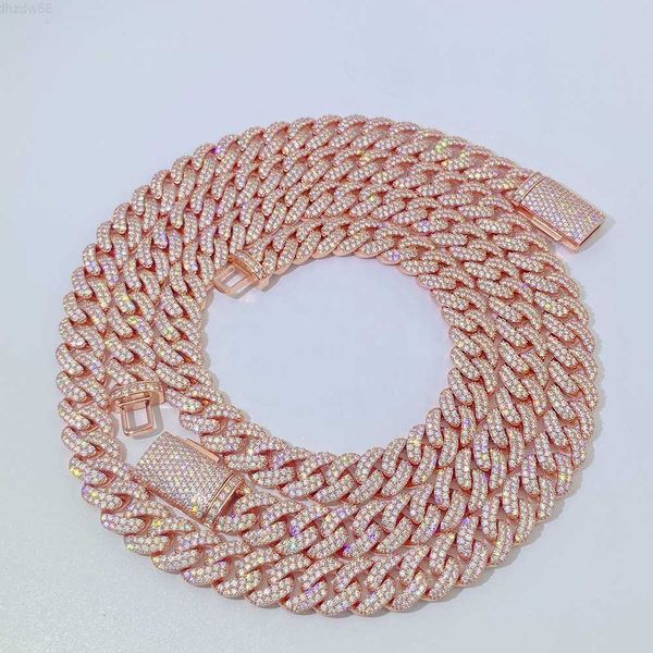 wholesale rose gold pass diamond tester moissanite s925 13mm trendy men's hip 13mm iced out cuban link chain, Silver
wholesale rose gold pass diamond tester moissanite s925 13mm trendy men's hip 13mm iced out cuban link chain, Silver