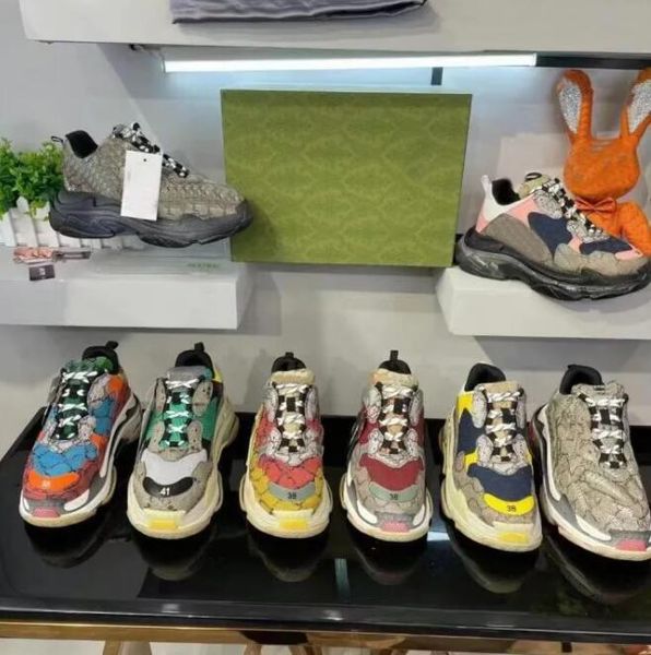 the hacker project triple s sneakers brand shoes 100 rhyton sneaker designer luxury women men shoes trainers multicolor casual shoe, Black
the hacker project triple s sneakers brand shoes 100 rhyton sneaker designer luxury women men shoes trainers multicolor casual shoe, Black